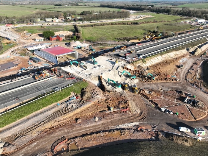 Huge progress in the demolition of part of the M27 as part of a major junction upgrade