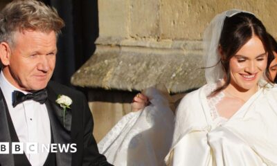 Gordon Ramsay's daughter Holly weds Olympian Adam Peaty