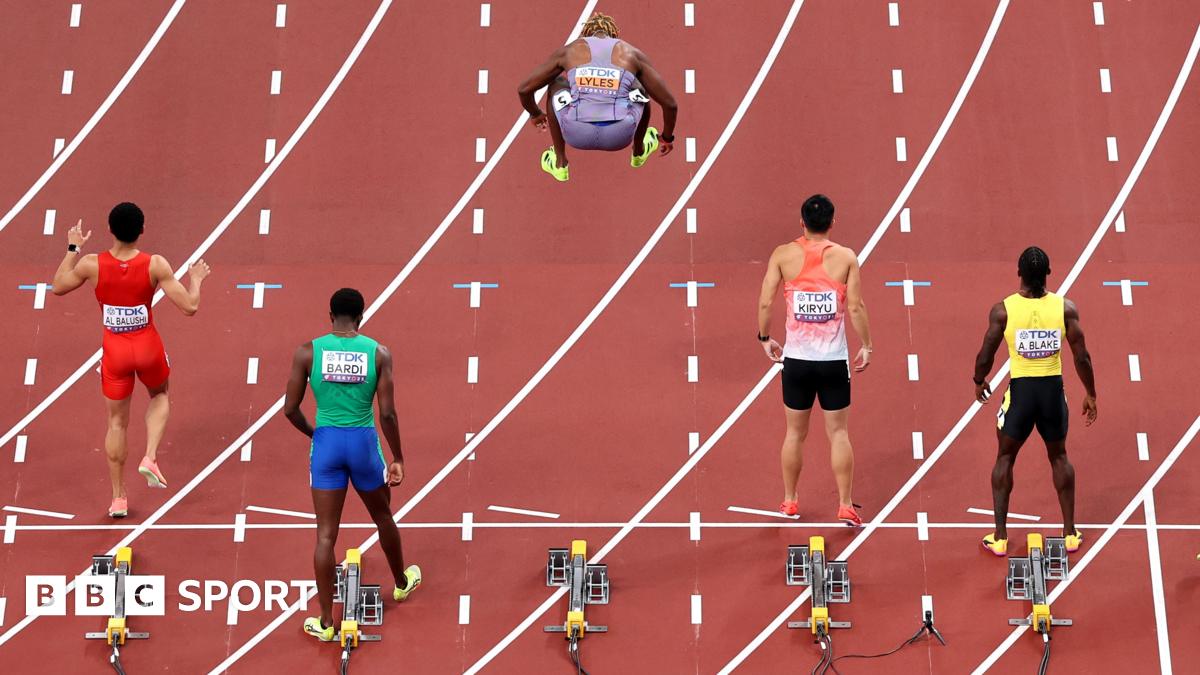 Cuba's Guillermo Varona Gonzalez jumps in the air before preparing to throw in the javelin F46 final at the World Para Athletics Championships in New Delhi, India