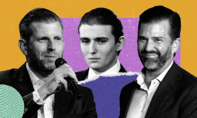 Don Jr., Eric and Barron Trump