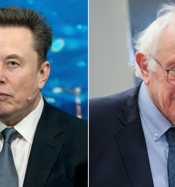 Elon Musk calls himself a 'maker' while slamming Sen. Bernie Sanders as a taker