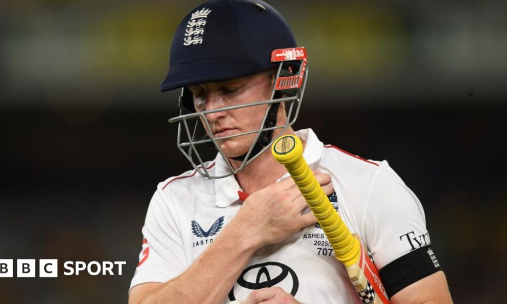 A split images of Mitchell Starc batting and Mitchell Johnson in the aftermath of bowling a delivery