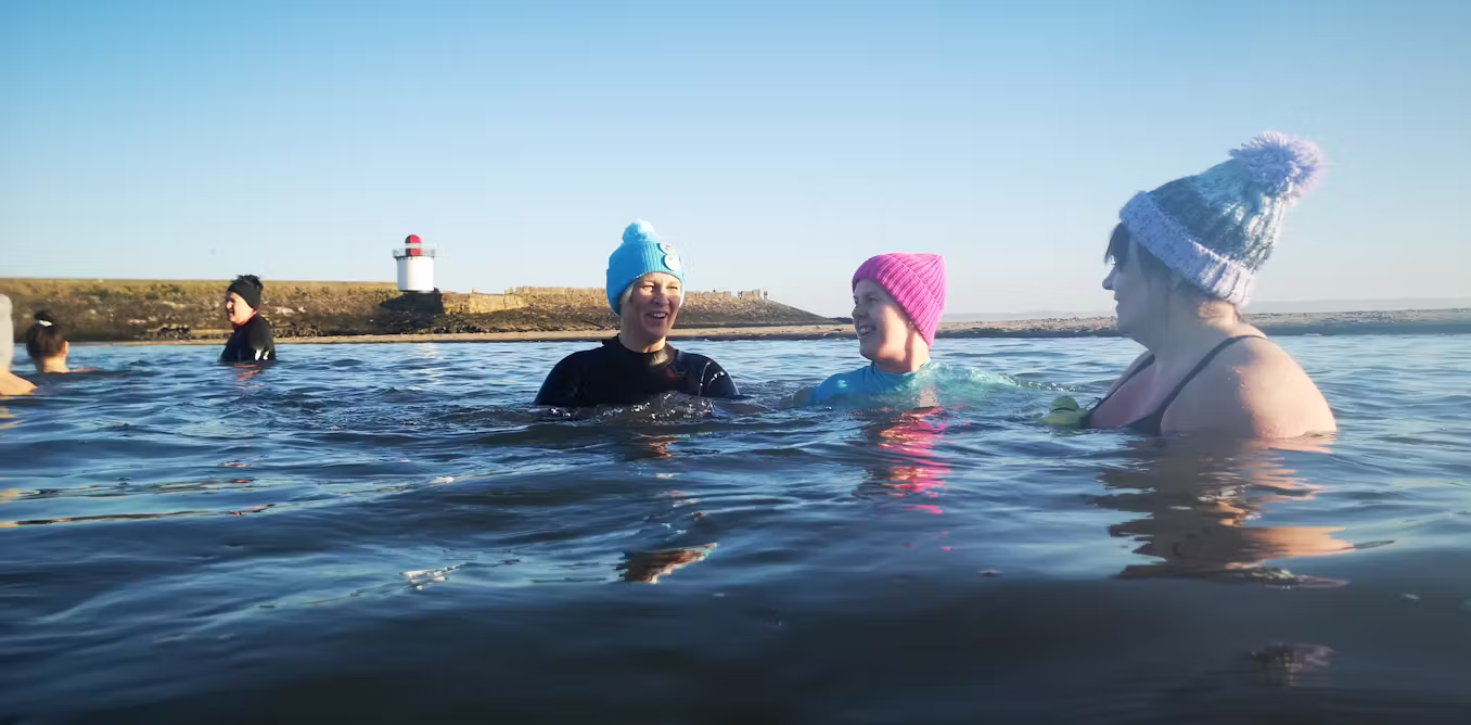 Outdoor swimming is becoming a sanctuary for female swimmers in the UK