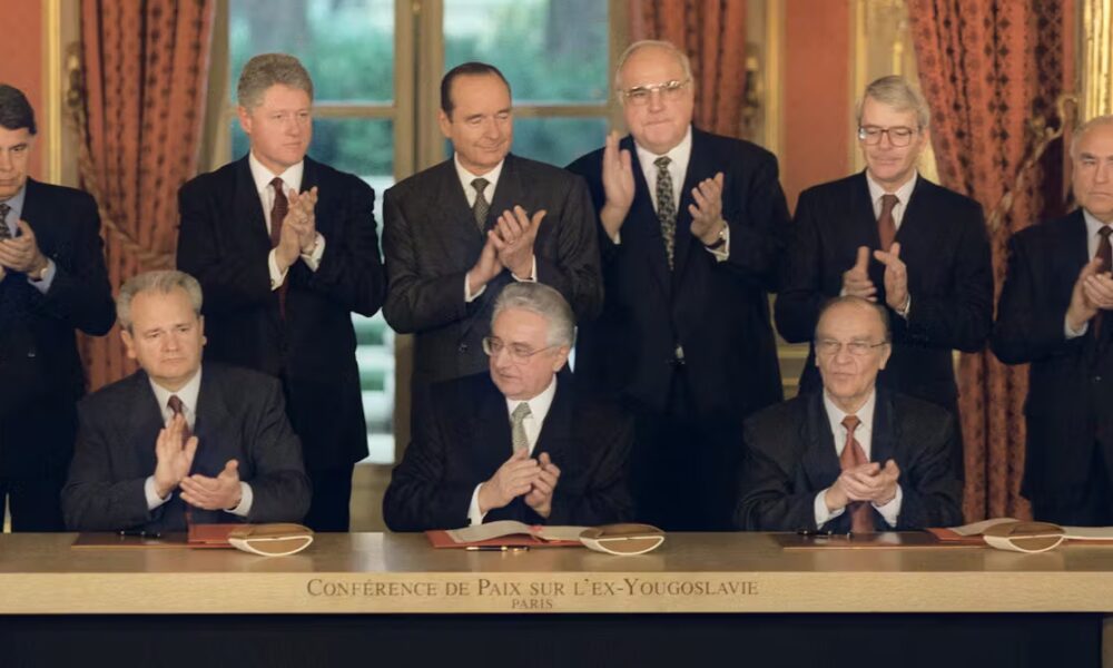 Thirty years after the Balkans peace deal, a different US leadership is fumbling the war in Ukraine
