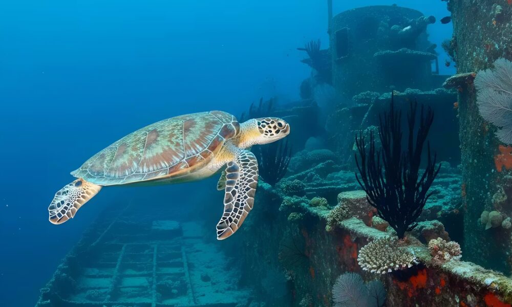 How shipwrecks become ‘islands of life’ in barren seas