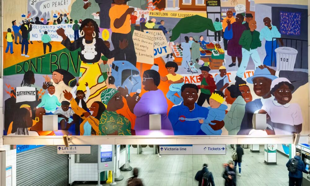 Brixton tube station’s mural of joy, resistance and community