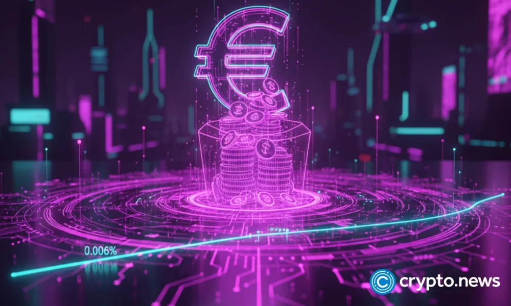 Euro stablecoins surpass $1b, a fraction of EU money supply