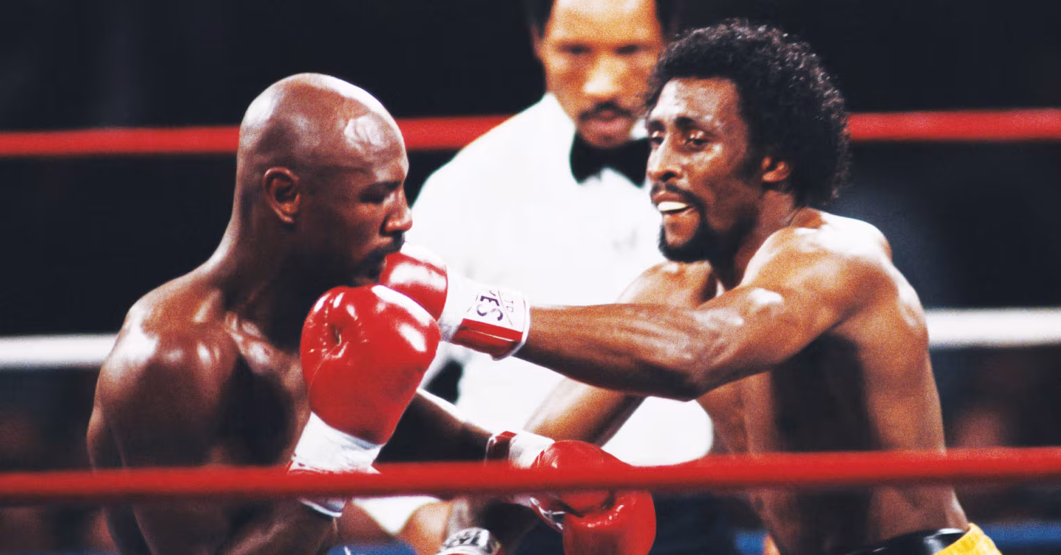 Marvin Hagler said only one man could match the punching power of Thomas Hearns
