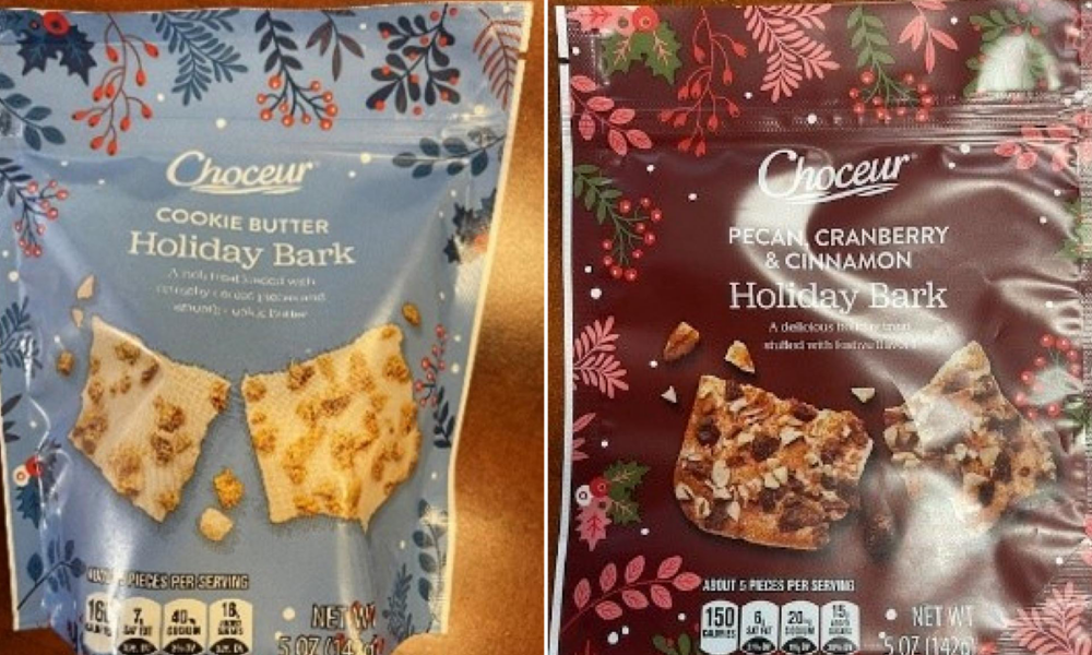 Holiday barks sold at Aldi recalled over potential undeclared pecans, wheat