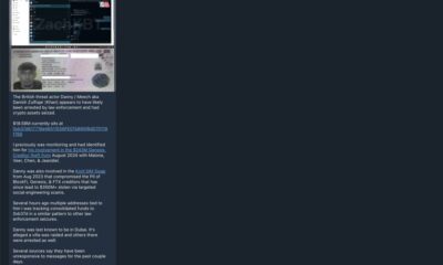 ZachXBT: British Hacker Linked to $243M Genesis Theft Likely Nabbed in Dubai