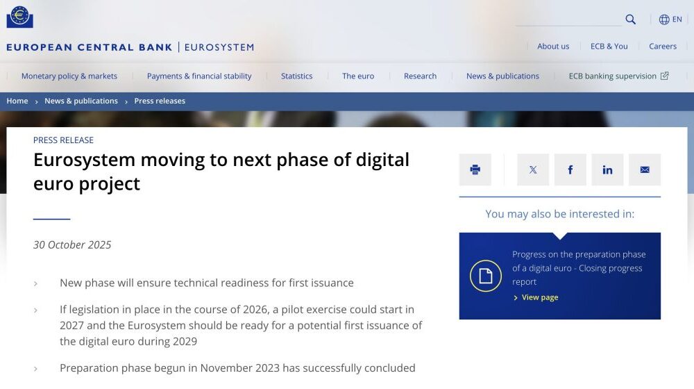 ECB Confirms DLT Transactions Coming in 2026 as Digital Euro Privacy Debate Heats Up