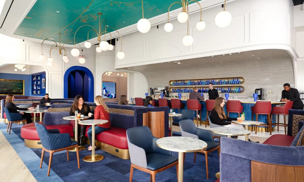 JetBlue opens first airport lounge BlueHouse at JFK Terminal 5 in New York