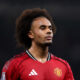 MANCHESTER, ENGLAND - DECEMBER 04: Joshua Zirkzee of Manchester United during the Premier League match between Manchester United and West Ham United at Old Trafford on December 04, 2025 in Manchester, England. (Photo by Justin Setterfield/Getty Images)