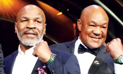 Frank Bruno makes KO prediction for prime George Foreman vs Mike Tyson: “He wouldn’t last long”