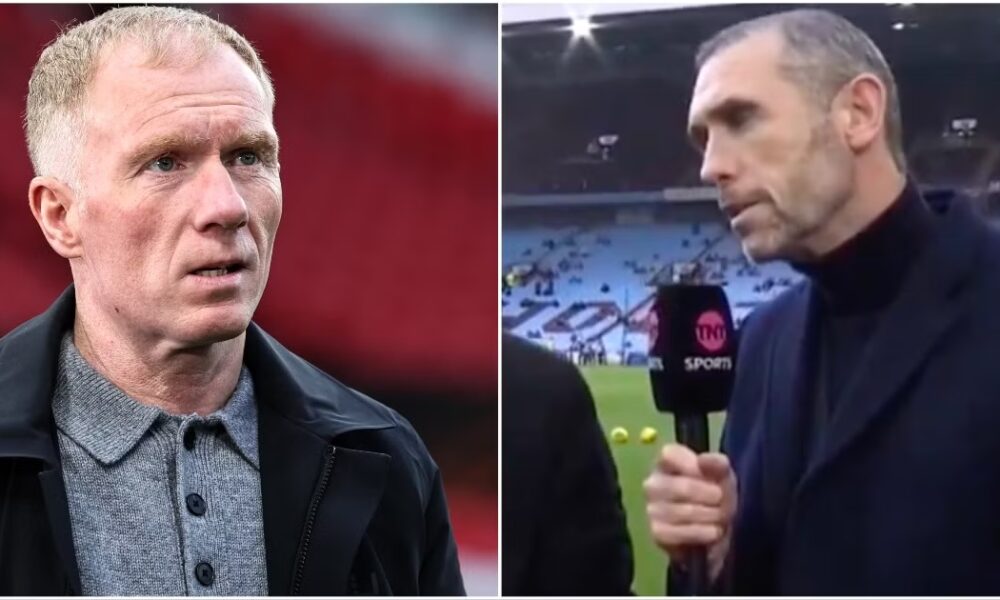 Paul Scholes Calls Out Martin Keown During Aston Villa 2-1 Arsenal
