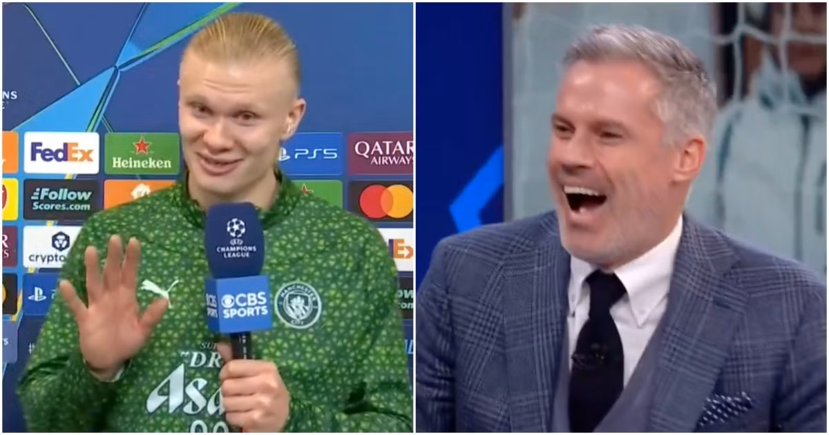 Erling Haaland Makes Bold Joke About Mo Salah and Jamie Carragher Spat