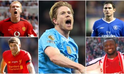 30 Greatest Midfielders in Premier League History [Ranked]
