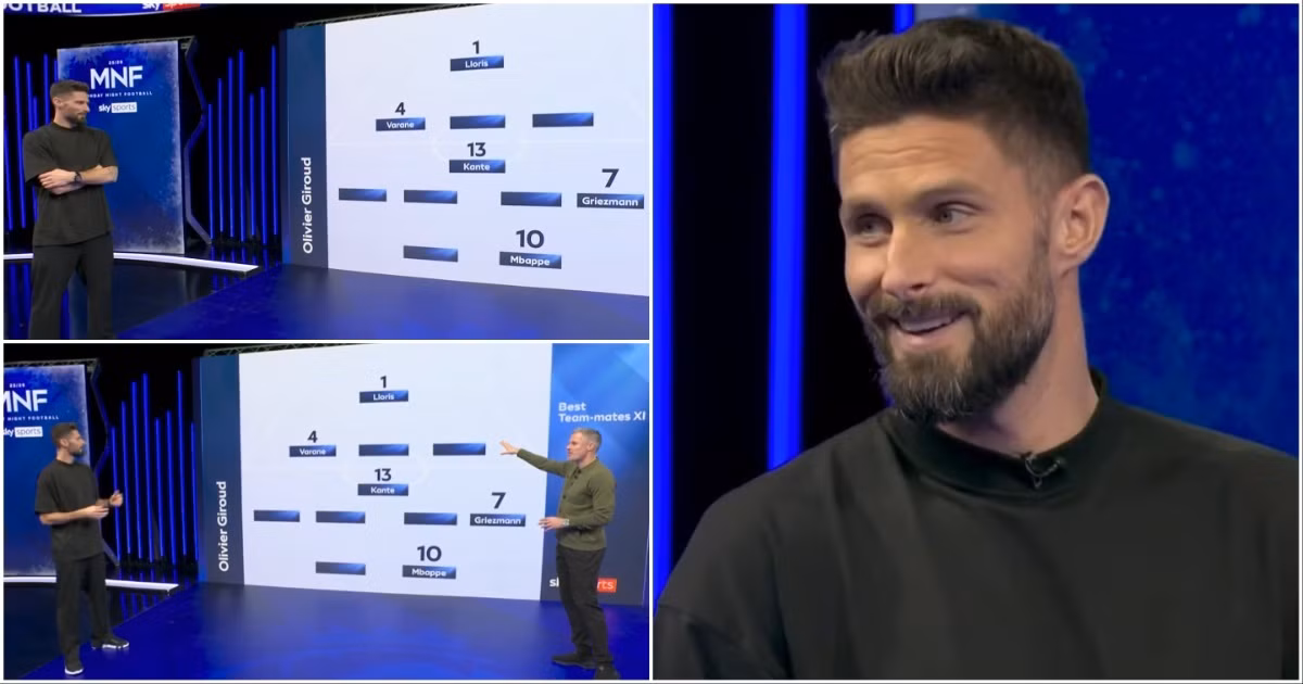 Olivier Giroud Names His All-Time Greatest Teammates 11