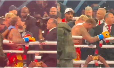 Footage of Jake Paul Straight After Being Knocked Out by Anthony Joshua