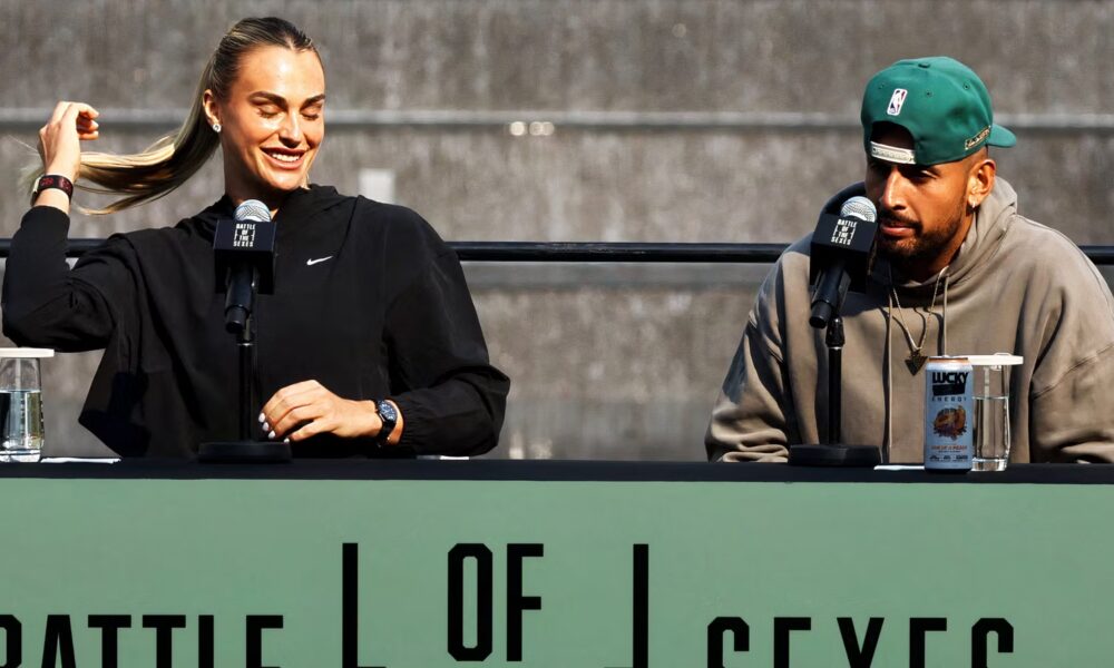 Nick Kyrgios vs Aryna Sabalenka 'Battle of the Sexes' Tennis UK Start Time