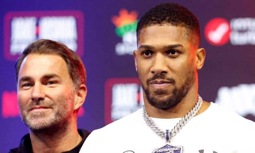 Eddie Hearn Gives Anthony Joshua Health Update After Fatal Car Crash