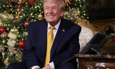 Hilarious moment Trump tells child he doesn't want 'bad Santa infiltrating our country'