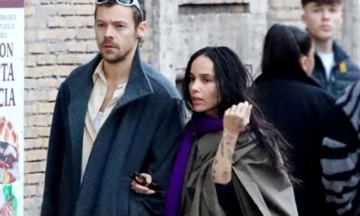 Zoe Kravitz wears ring on her wedding finger as she looks more loved up than ever in Rome with Harry Styles