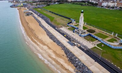 Breath-taking transformation continues in front of Southsea Common to create new sea defences - in pictures