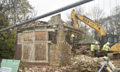 "Unsafe" Milton Cemetery lodge is dismantled to create more burial space in the city