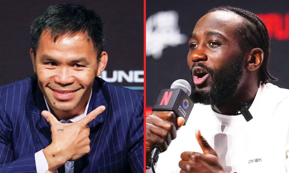 Manny Pacquiao responds after Terence Crawford says he would easily beat him in his prime