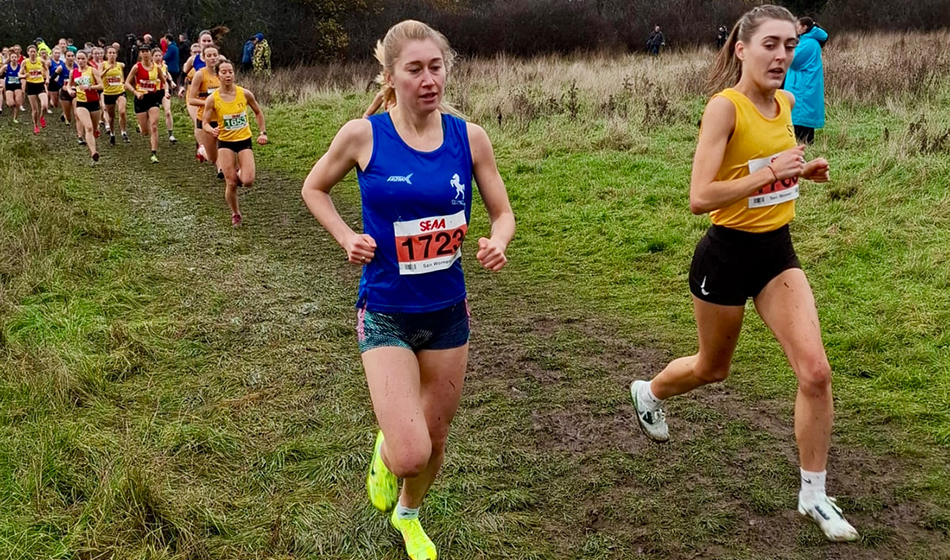 Cross-country runners race for South of England Inter-Counties titles