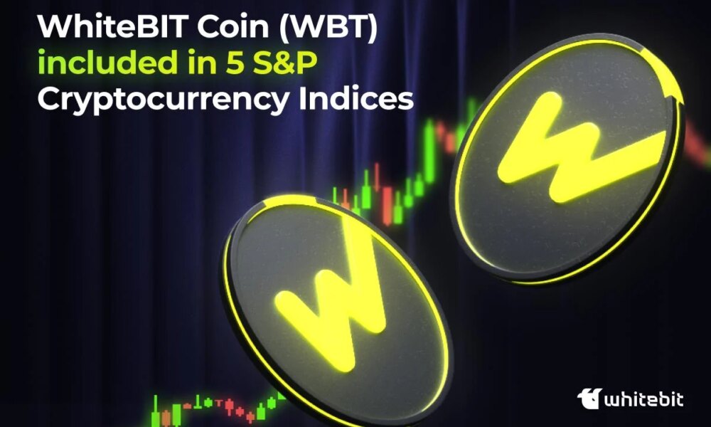 WhiteBIT’s Native Coin WBT Added to Five S&P Cryptocurrency Indices