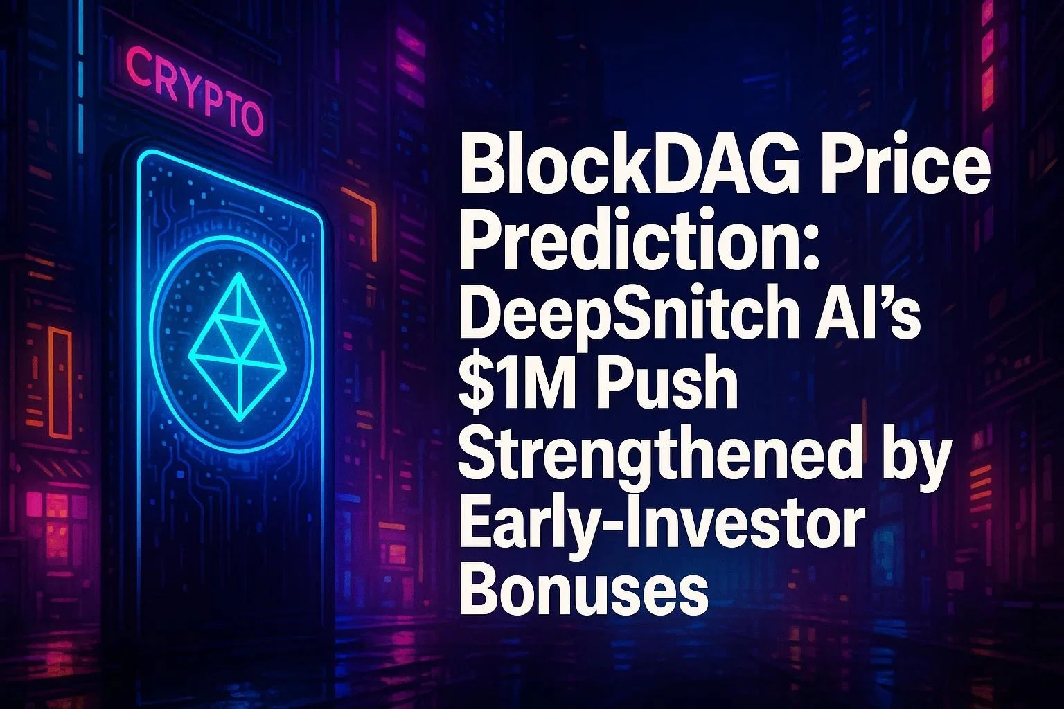 BlockDAG Price Prediction: Strategy Doubles Down on BTC Despite the Dip, DeepSnitch AI Presale's Push to $1M Strengthened by Early-Investor Bonuses