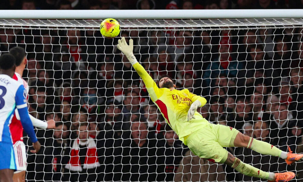 Arsenal 2-1 Brighton: Gunners go back on top after another knife-edge game