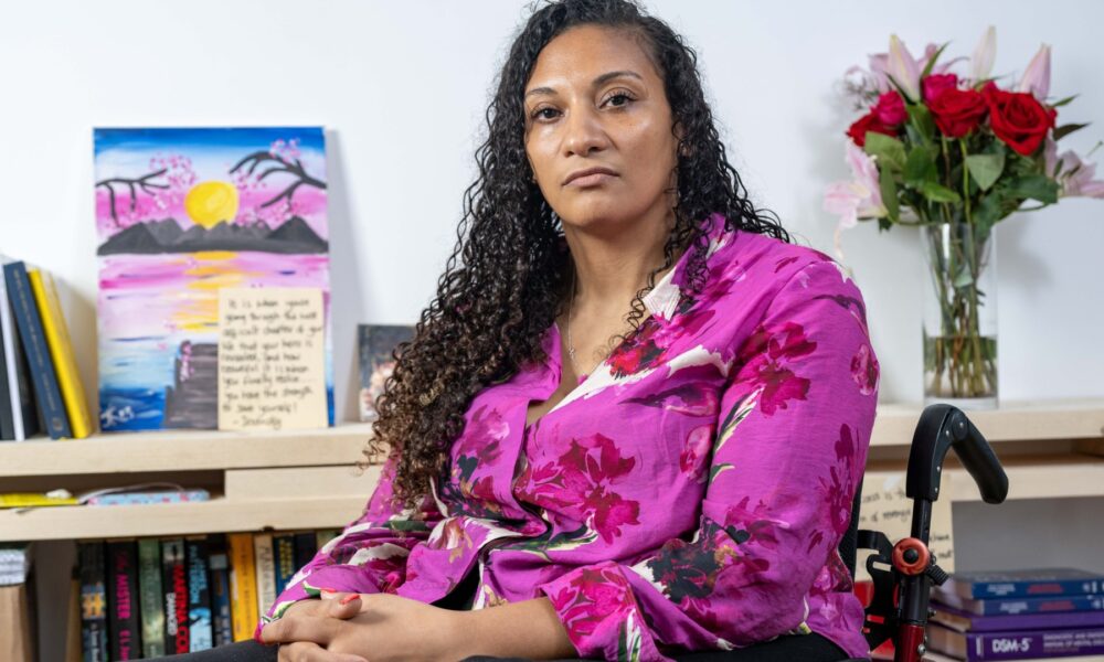 I woke up on New Year’s Day paralysed after my abusive ex broke my spine when I refused to kiss him at midnight