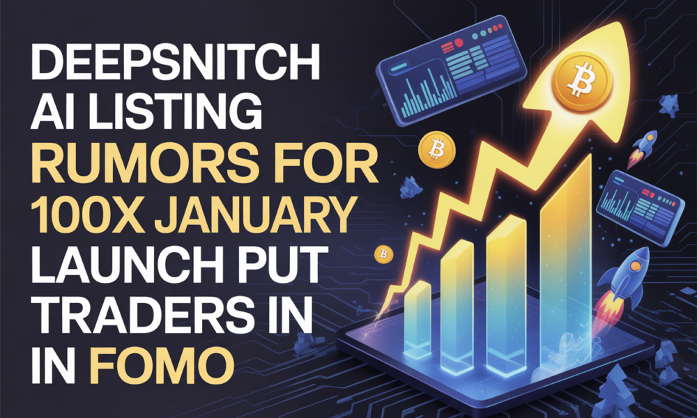 DeepSnitch AI Listing Rumors for Explosive Growth in January Launch Put Traders in FOMO, Presale Surges 74%