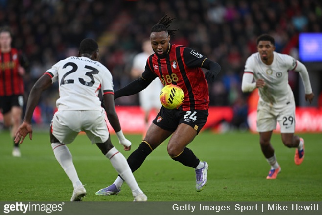 Manchester clubs contact Bournemouth over Semenyo as race for winger heats up
