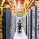 An Amazon Web Services AI data centre in the US. Credit: Noah Berger/AWS