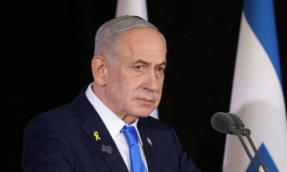 Benjamin Netanyahu. Pic: Reuters