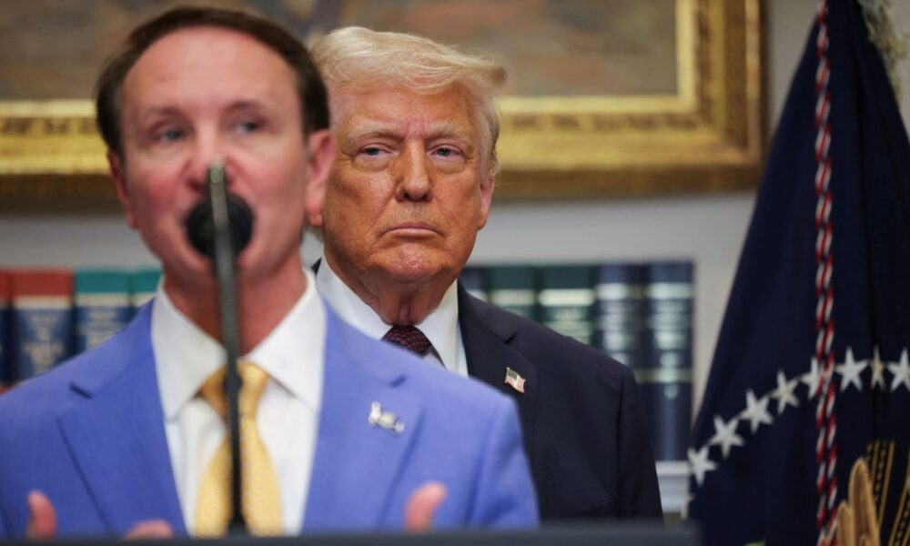 President Trump has appointed Jeff Landry, Louisiana governor, as special envoy to Greenland. Pic: Reuters