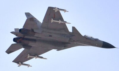 A Chinese J-15 fighter jet. File pic: AP