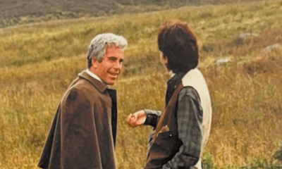 Jeffrey Epstein and Ghislaine Maxwell hunting, date unknown. Pic: US DOJ