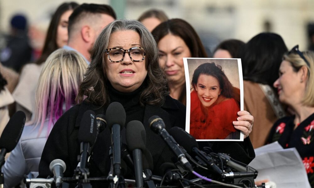 Jess Michaels said Epstein raped her when she was 22 in 1991. Pic: Reuters