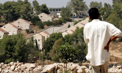 The Jewish settlement of Kadim, now approved by Israel's government, at the time of its evacuation in 2005. Pic: Reuters