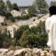 The Jewish settlement of Kadim, now approved by Israel's government, at the time of its evacuation in 2005. Pic: Reuters