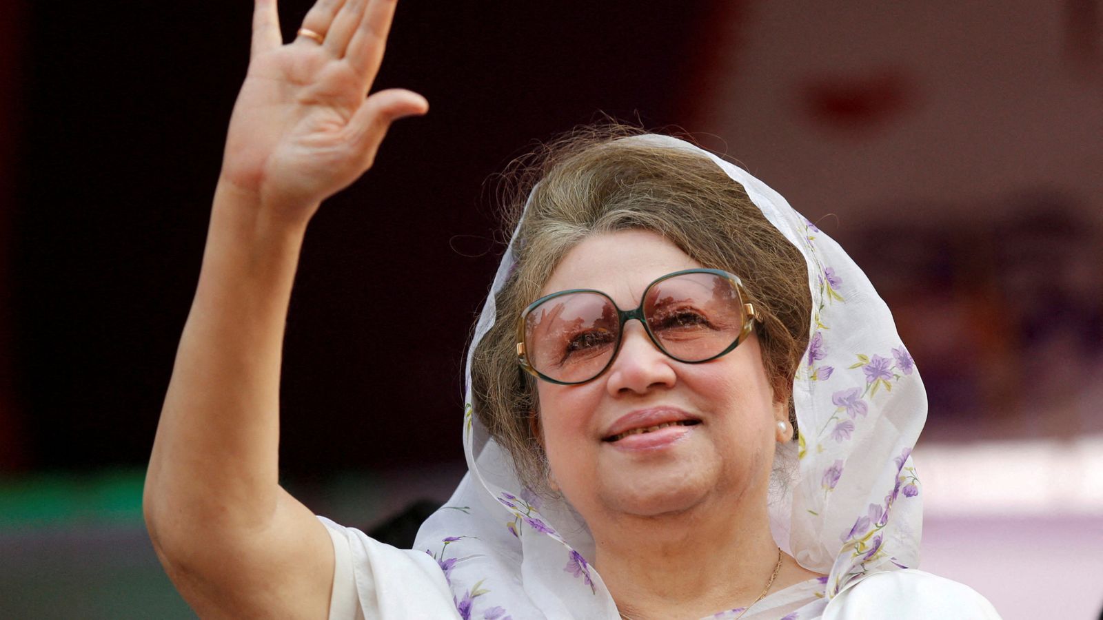 Khaleda Zia, pictured at a rally in 2014, was the first female prime minister of Bangladesh. Pic: Reuters/ Andrew Biraj