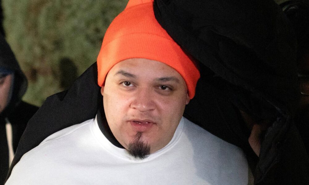 Kilmar Abrego Garcia arrives at his home in Beltsville, Maryland, following his release from detention. Pic: AP