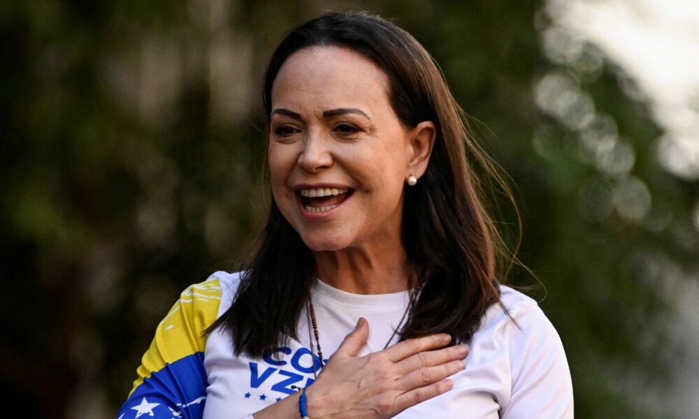 Venezuelan opposition leader Maria Corina Machado. Pic: Reuters