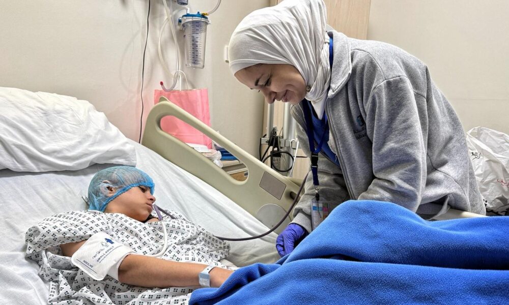 12-year-old girl from Gaza receives vital brain operation after Israeli bombing near her home | World News