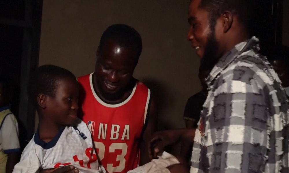 The hostages were abducted in November. Pic: AP